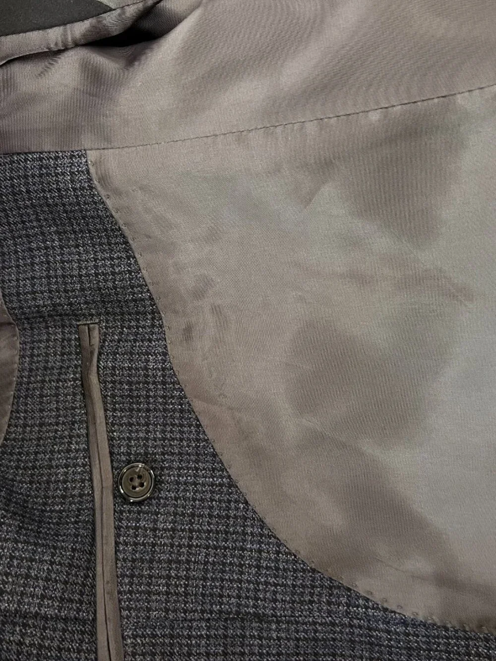 Lauren Ralph Lauren Men’s Wool Blazer 48R Gray Check Two Button Sport Coat
